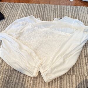 Zara cream shirt size small